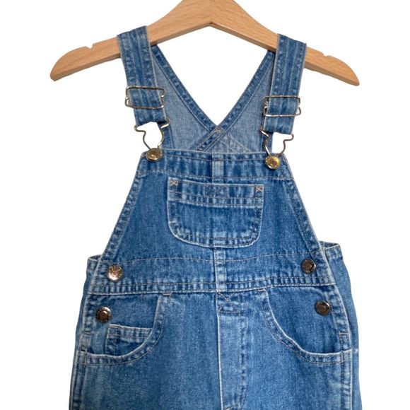 Arizona Original Jeans Toddler Baby 12 Months Bib Overalls Blue Denim Farmer Kid - Picture 3 of 9